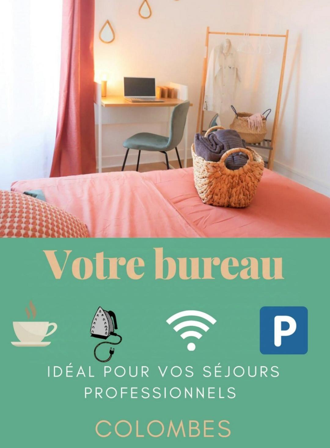 Appartement Tout Equipe Paris-Colombes- La Defense Colombes  Ngoại thất bức ảnh